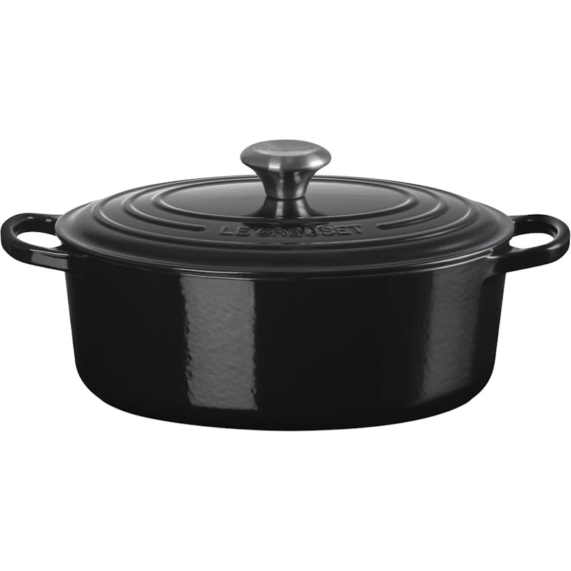 Signature Pot Oval 27 cm, Black