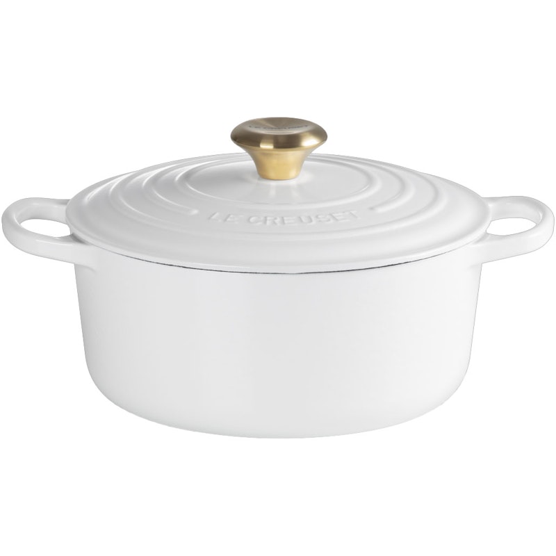 Signature Pot Round 24 cm, White