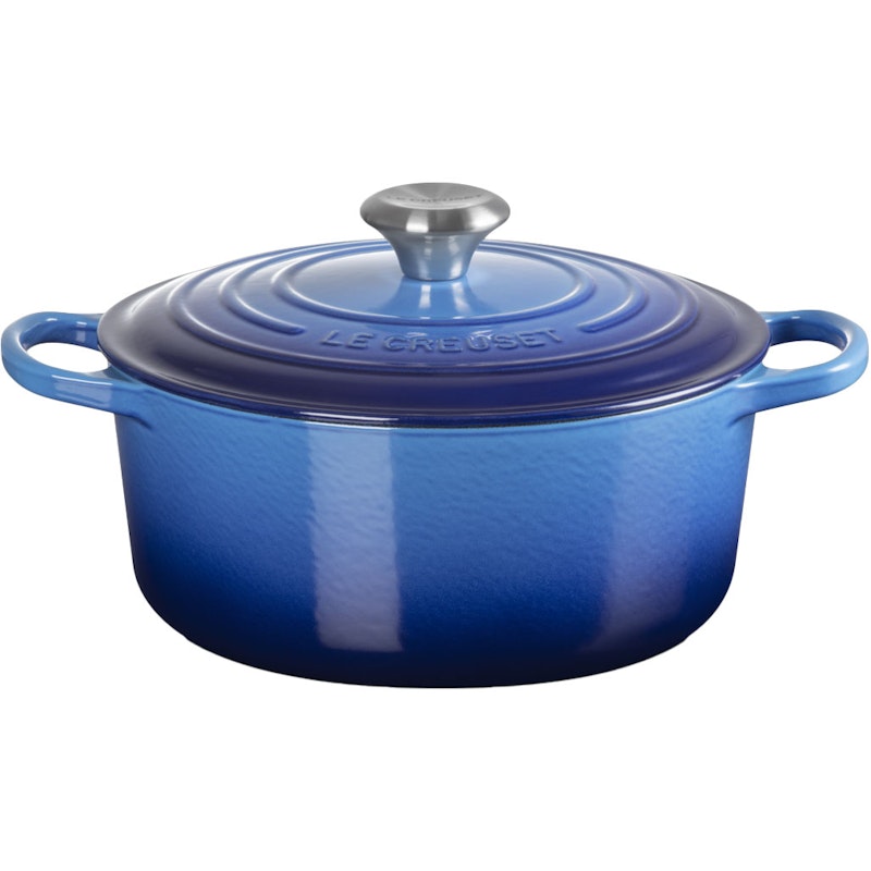 Signature Pot Round 24 cm, Azure