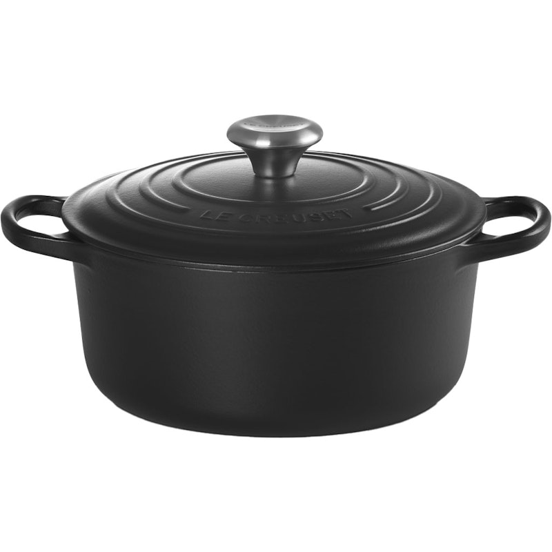 Signature Pot Round 24 cm, Matte Black