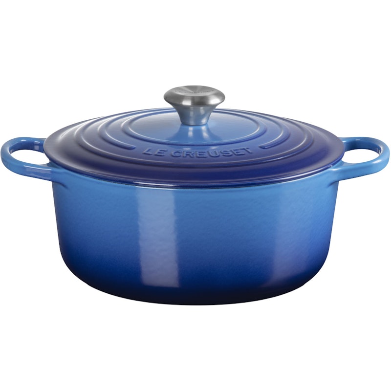 Signature Pot Round 26 cm, Azure