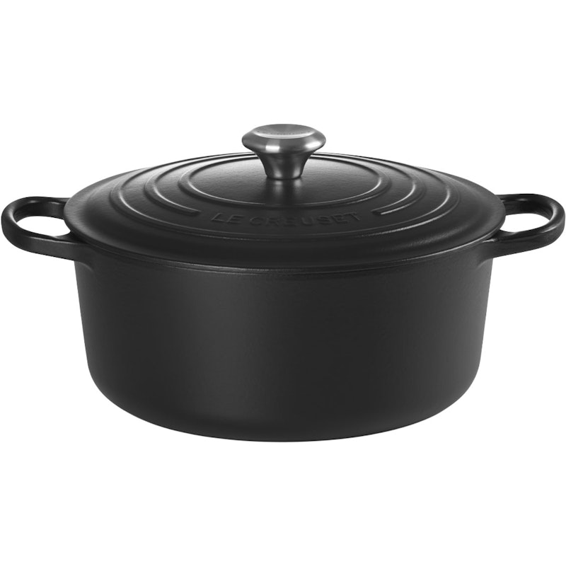 Signature Pot Round 28 cm, Matte Black