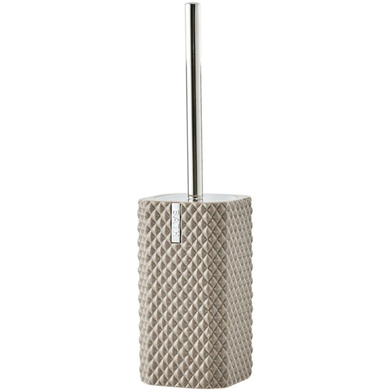 Marion Toilet Brush, Beige/Silver