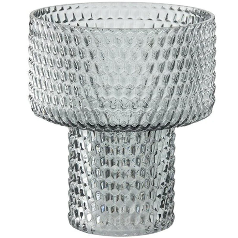 Silma Vase 19 cm, Grey