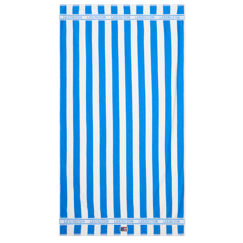 Beach Towel Striped, Blue