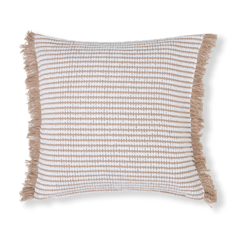 Cushion Cover, White / Beige
