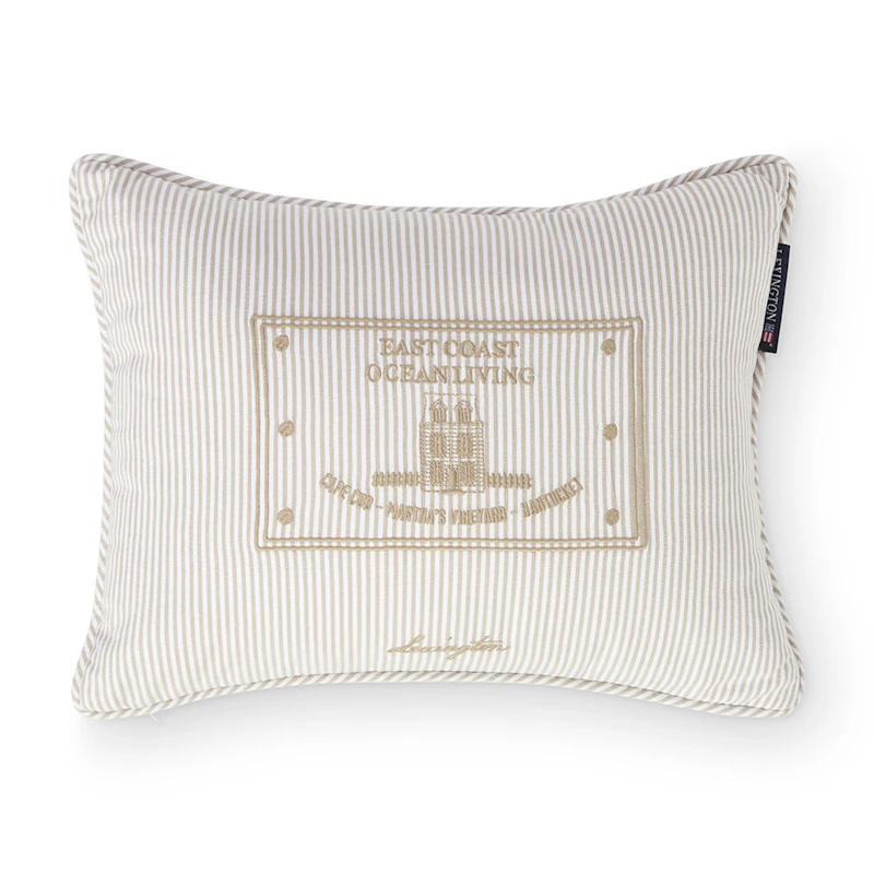 Cushion Cover 30x40 cm, White / Beige