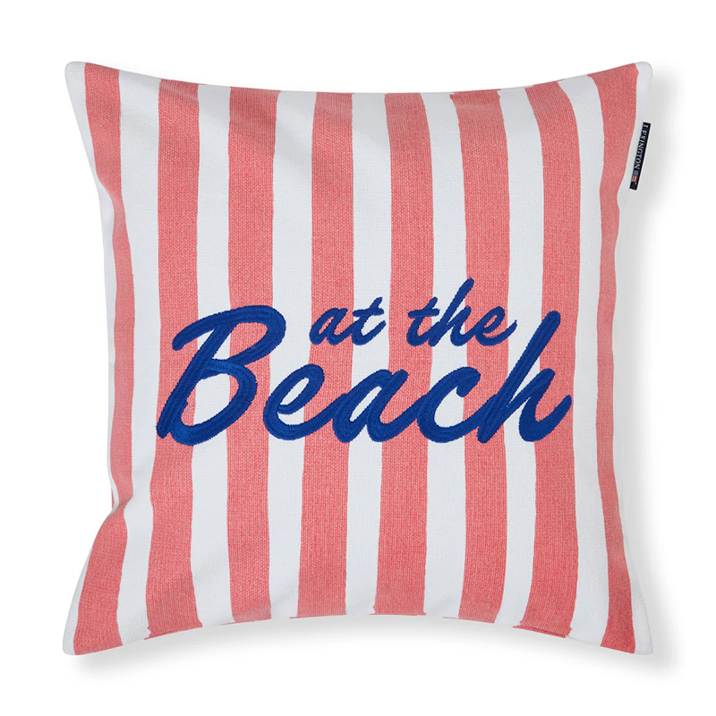 Cushion Cover 50x50 cm, Pink / White
