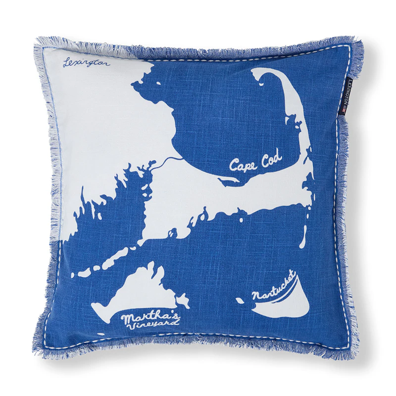 Cushion Cover Map motif 50x50 cm