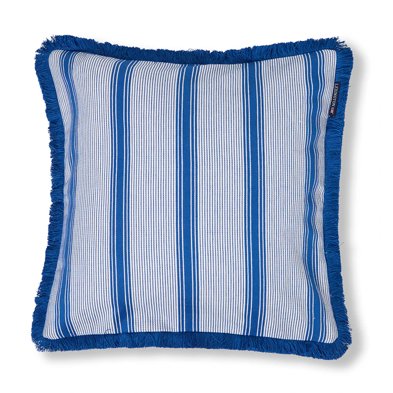 Cushion Cover Striped 50x50 cm, Blue