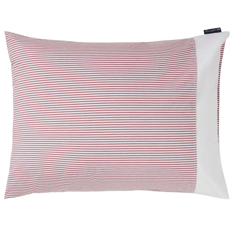 Striped Pillowcase 50x60 cm, Figs / White