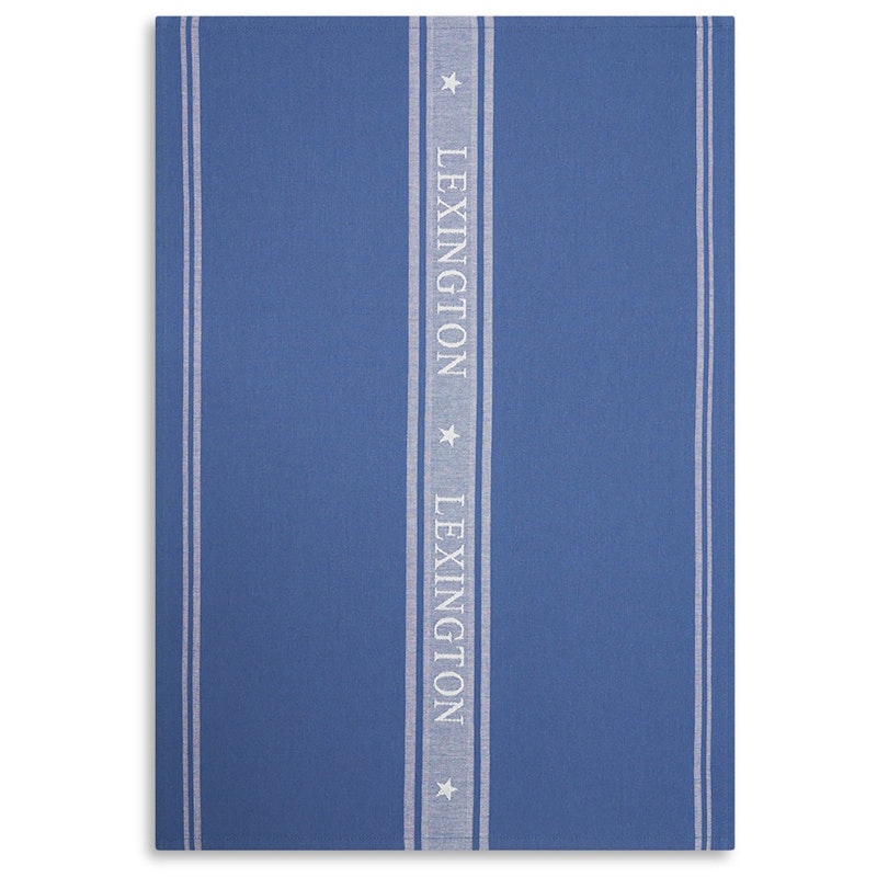 Icons Jacquard Star Kitchen Towel, Blue
