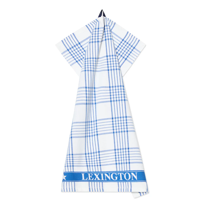 Kitchen Towel Chequered, Blue / White