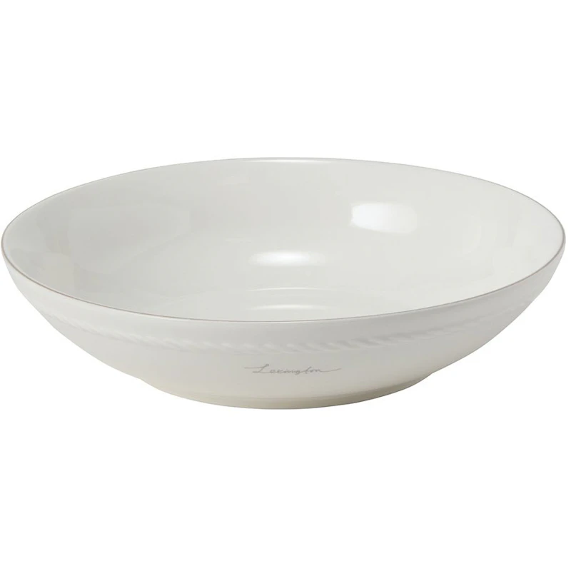 Lexington Porcelain Medium Bowl 22 cm, White / Beige