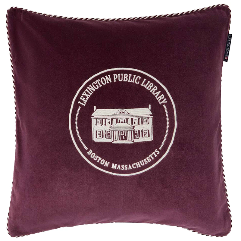 Library Cushion Cover 50x50 cm, Figs / Light Beige