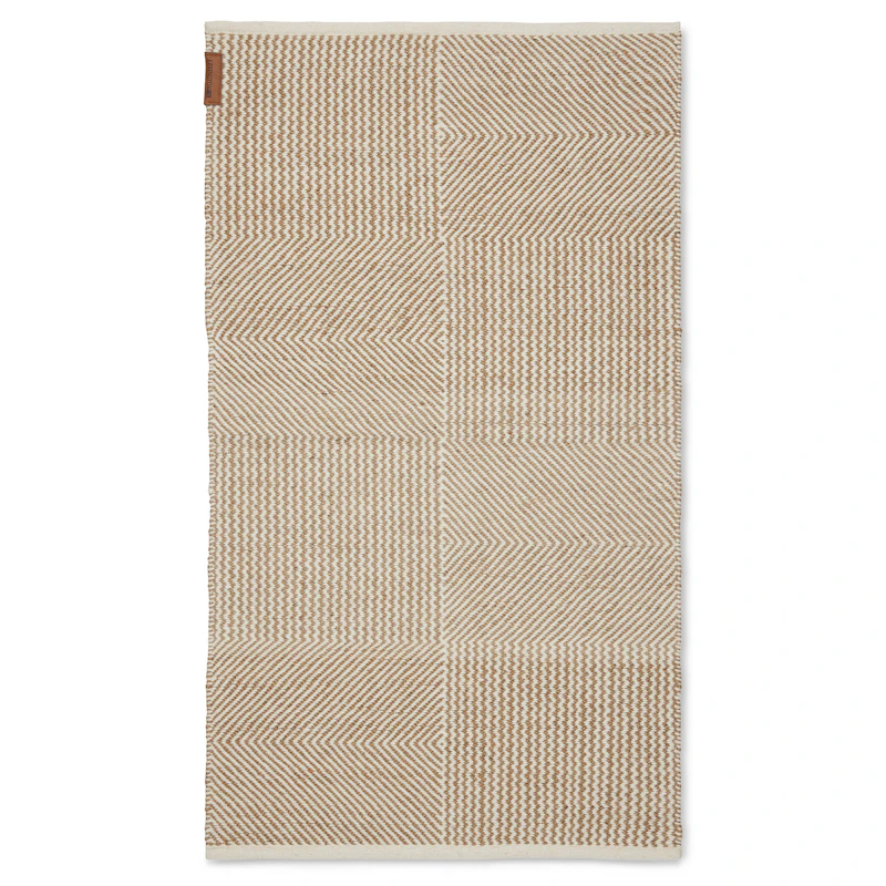 Rug Jute / Wool 80x220 cm