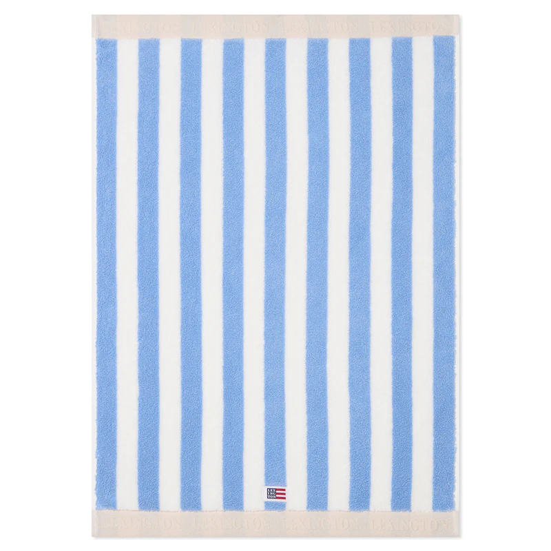 Towel 50x70 cm, White / Sky Blue / Moonbeam