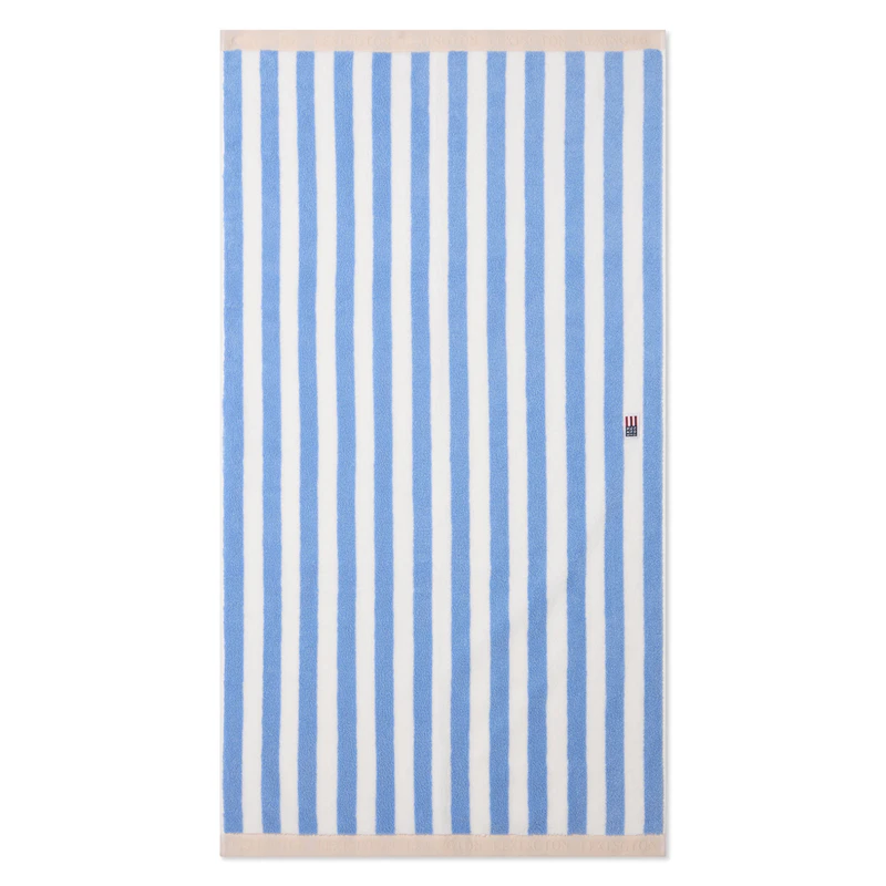 Towel 100x150 cm, White / Sky Blue / Moonbeam