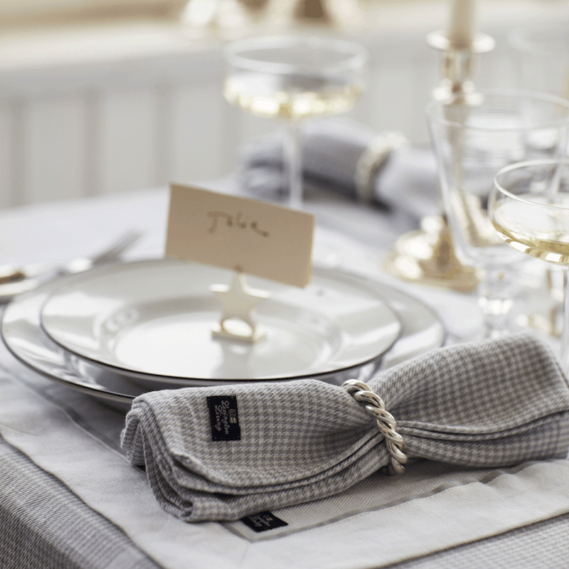 Twisted Silver Plated Napkin Ring from Lexington RoyalDesign