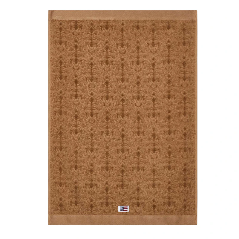 Jacquard Velour towel 50x70 cm, Fudge