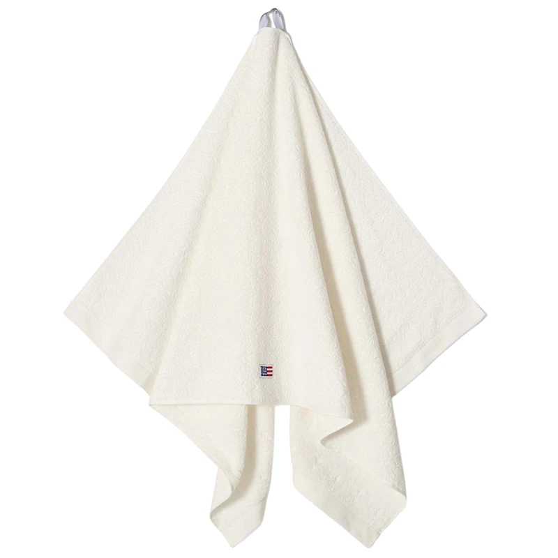 Jacquard Velour towel 100x150 cm, Snow White