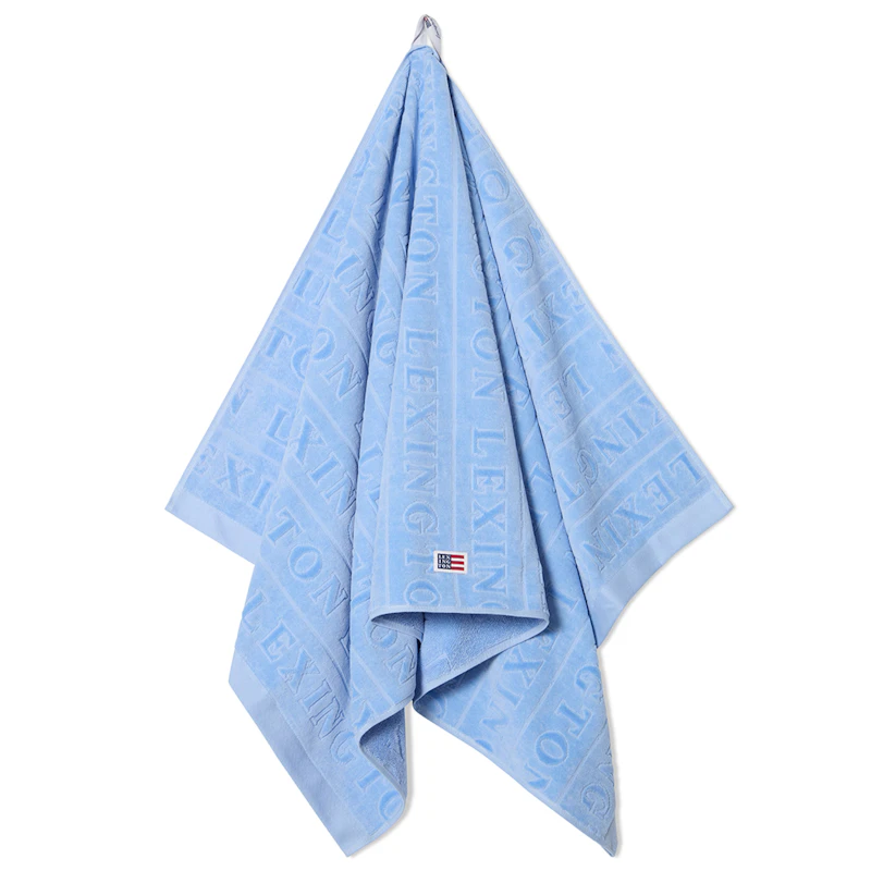 Velour Jacquard Towel 70x130 cm, Blue Sky