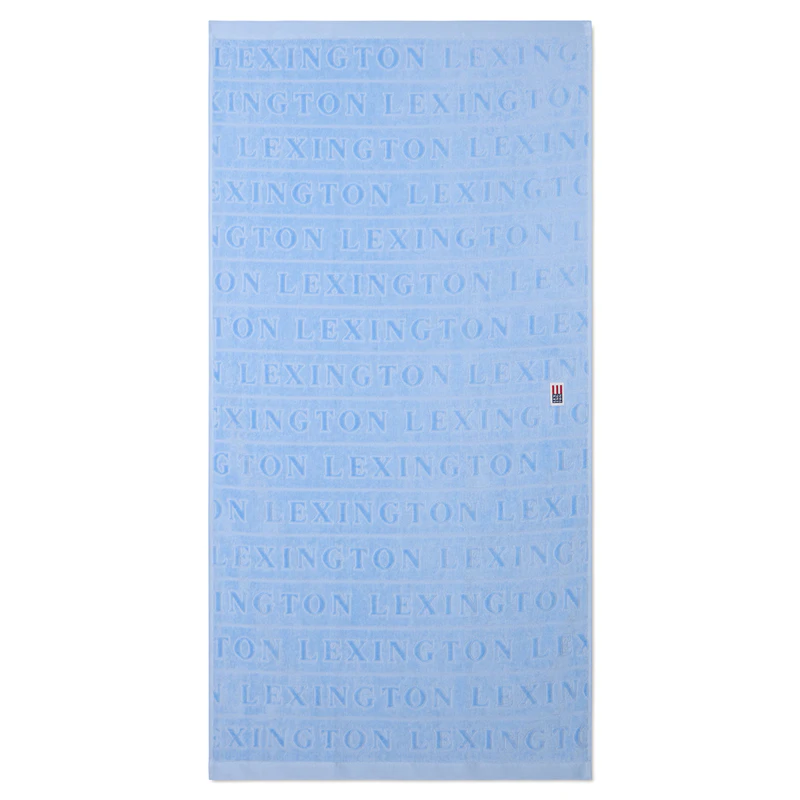 Velour Jacquard Towel 100x150 cm, Blue Sky