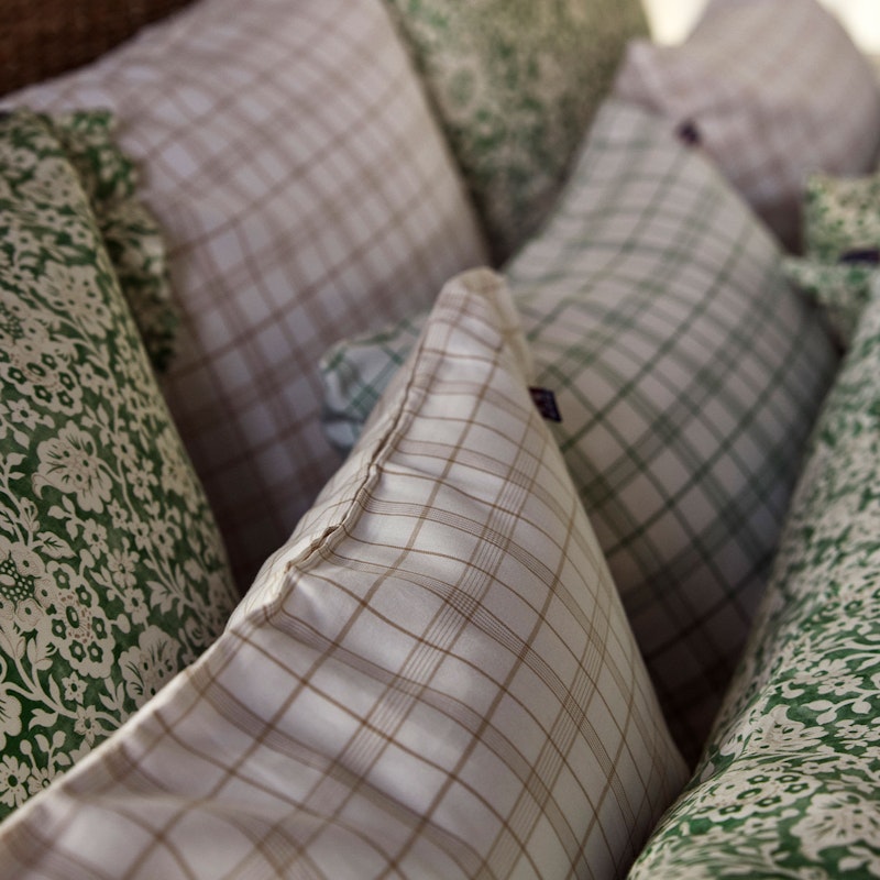 Plaid pillowcases sale