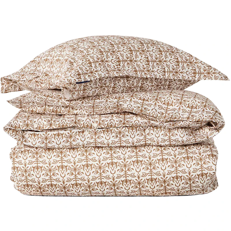 Ornament Bed Set 210x150 + 50x60 cm, White / Fudge