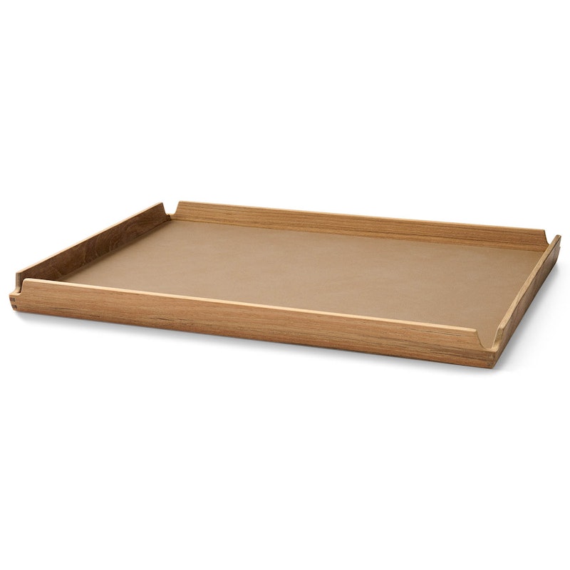 Airy Teak Tray Large, Nougat