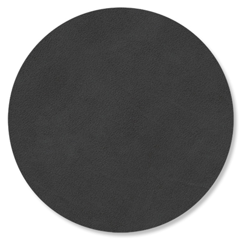 Circle Glass Coaster Nupo 10 cm, Black