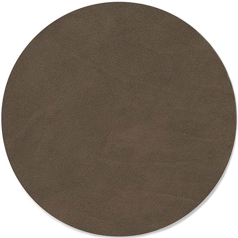 Circle Glass Coaster Nupo 10 cm, Caviar