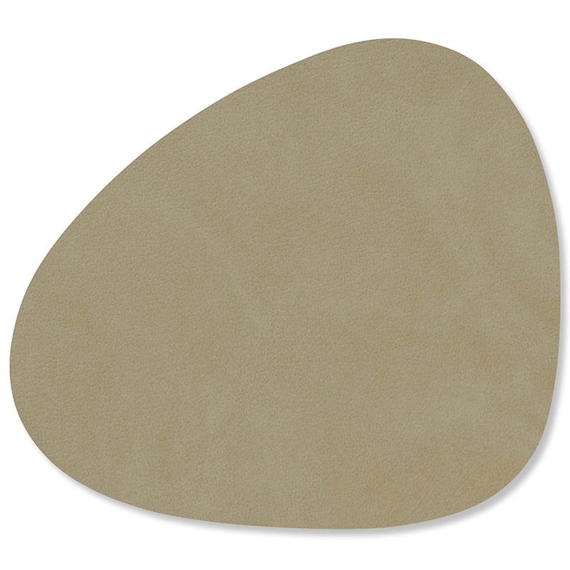 Curve Glass Coaster Nupo 11x13 cm, Herbal Dust
