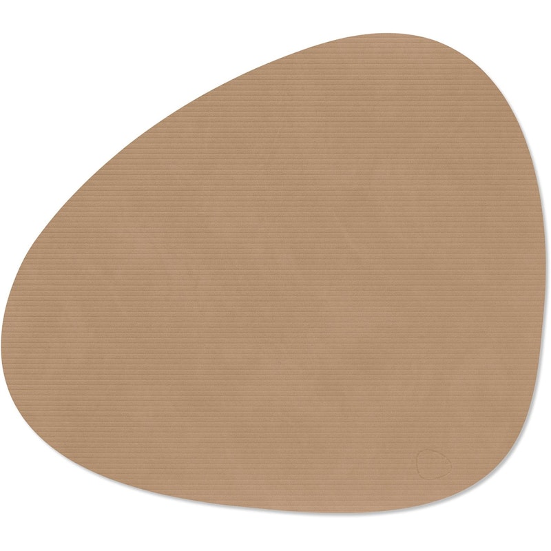 Curve L Corduroy Placemat, Nougat