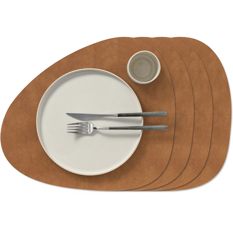 Curve L Nupo Placemat 4-pack, Nature