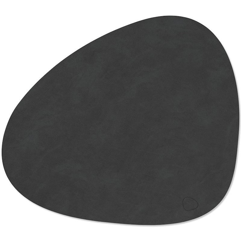 Curve L Table Mat Nupo 37x44 cm, Black