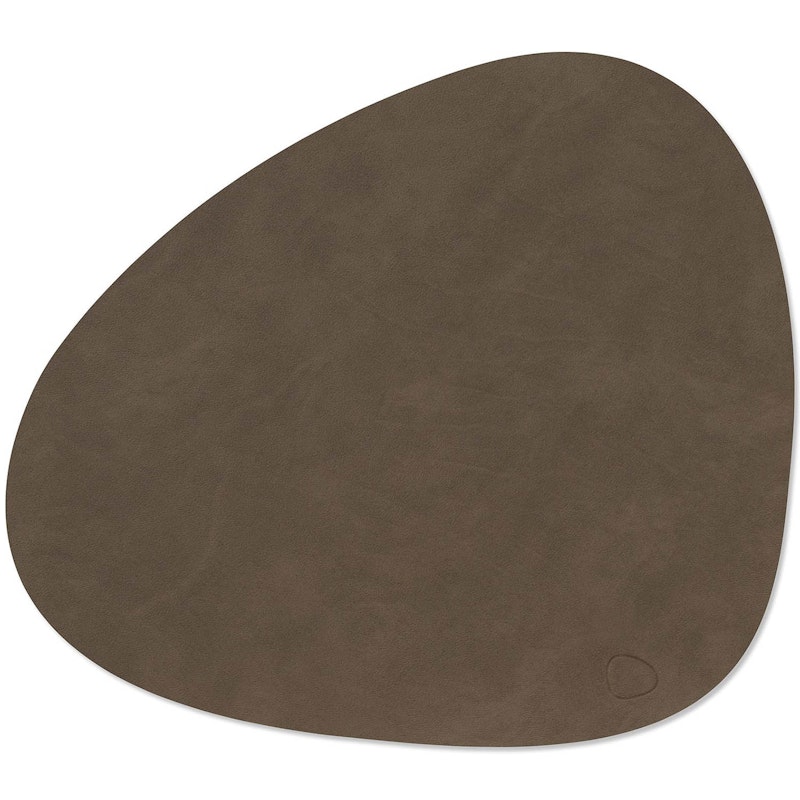 Curve L Table Mat Nupo 37x44 cm, Caviar