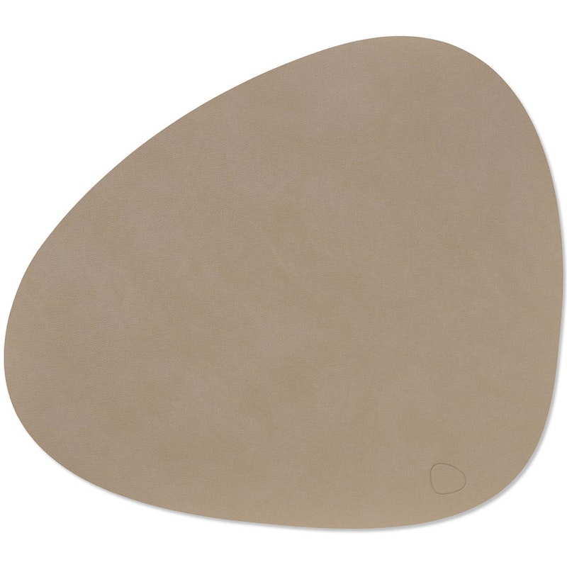 Curve L Table Mat Nupo 37x44 cm, Clay Brown