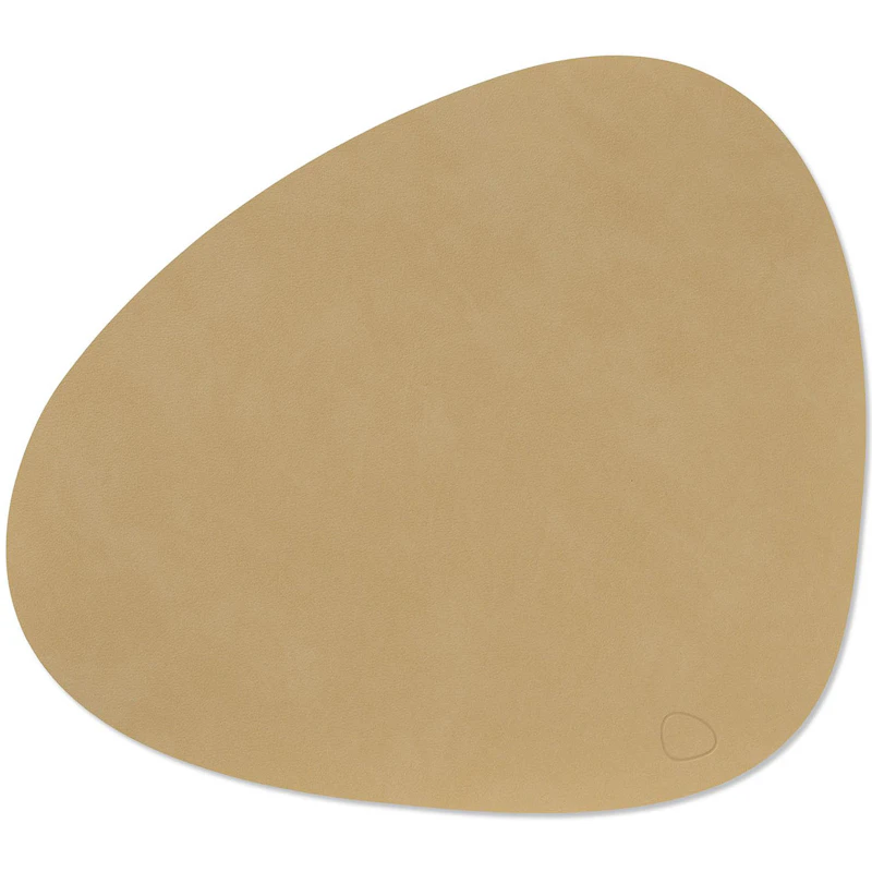 Curve L Table Mat Nupo 37x44 cm, Khaki