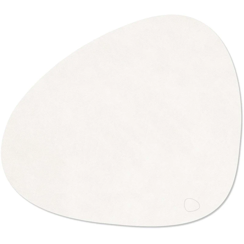 Curve L Table Mat Nupo 37x44 cm, Pure White
