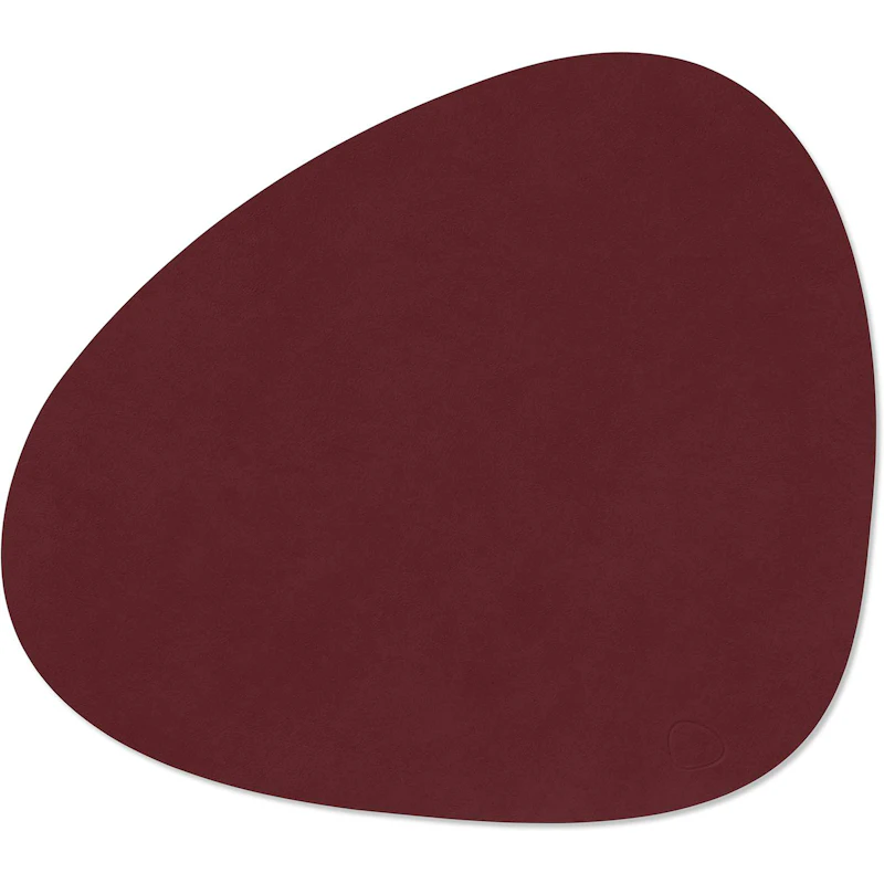 Curve L Table Mat Nupo 37x44 cm, Burgundy