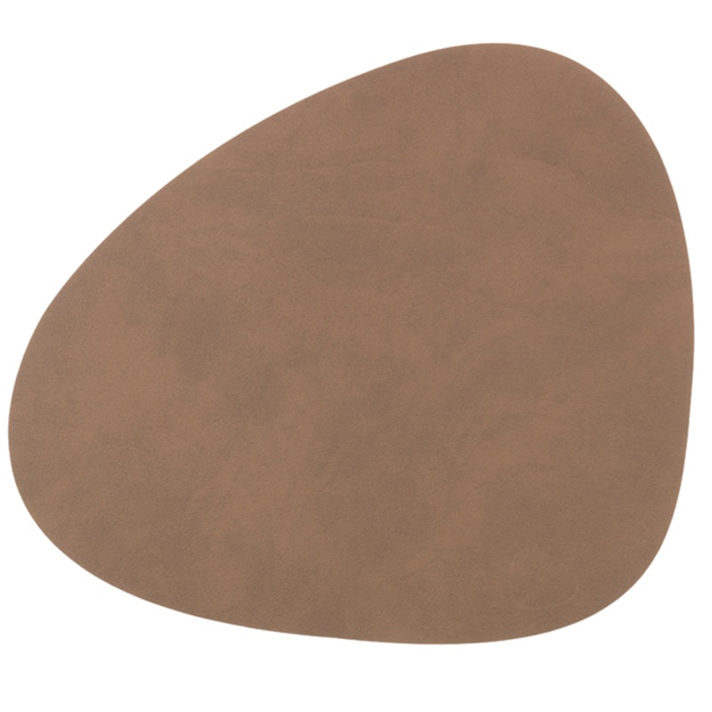Curve Placemat Nupo 24x28 cm, Brown