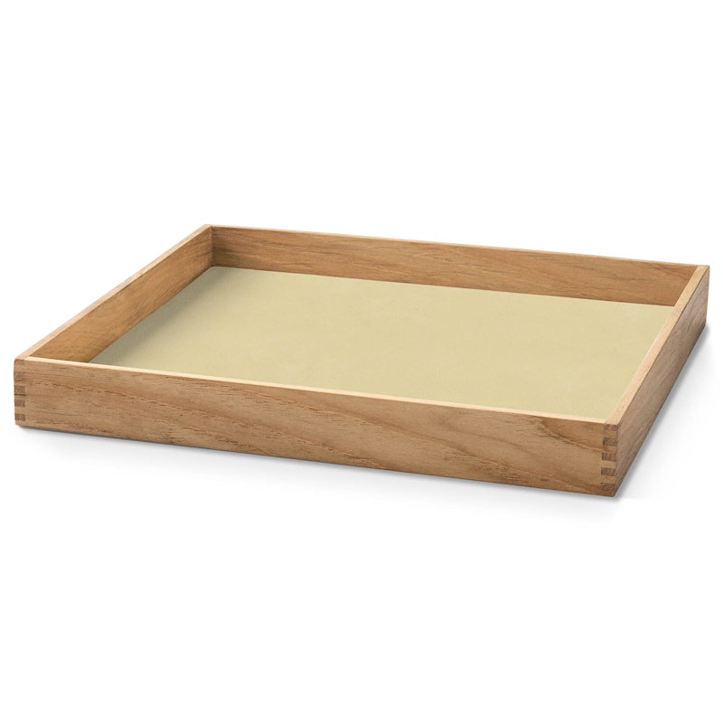 Even Teak Tray Small, Lemon Sorbet