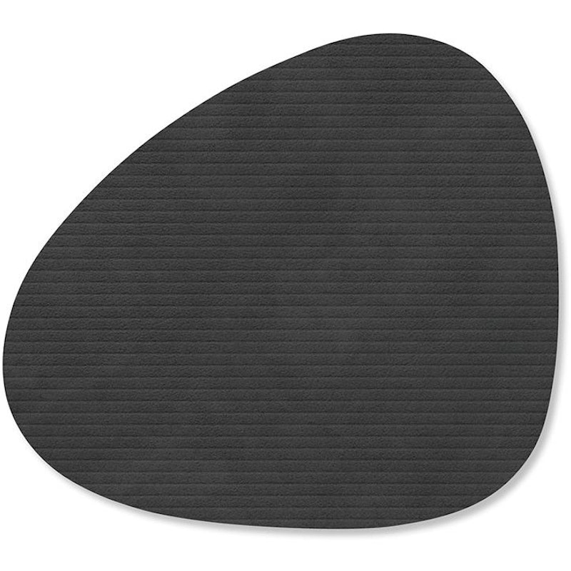 Curve Corduroy Coaster, Black