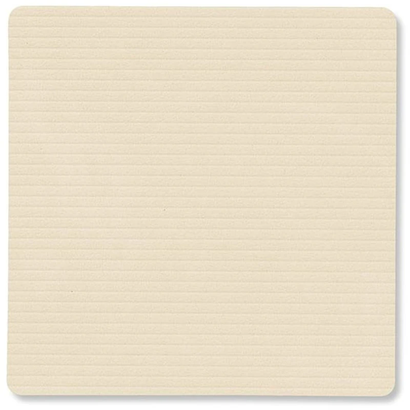 Square Corduroy Coaster, Vanilla