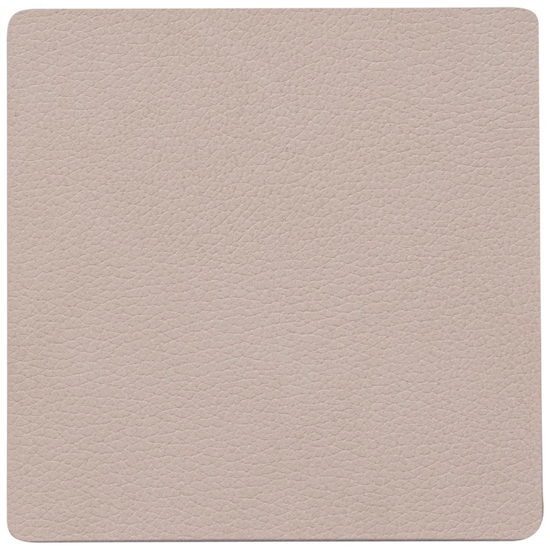 Square Coaster Nupo 10x10 cm, Clay Brown