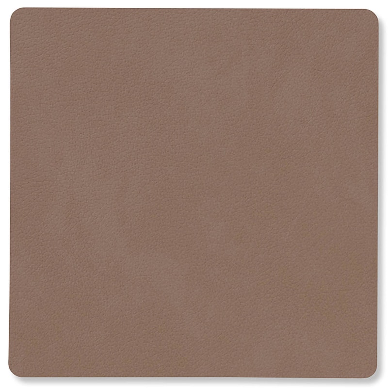 Square Coaster Nupo 10x10 cm, Truffle