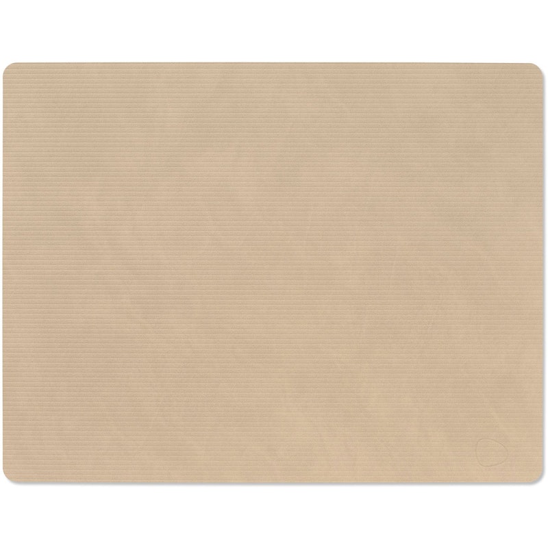 Square L Corduroy Placemat, Sand