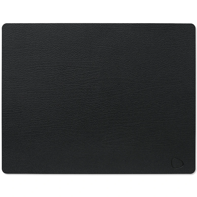 Square L Table Mat Bull, 35x45 cm, Black