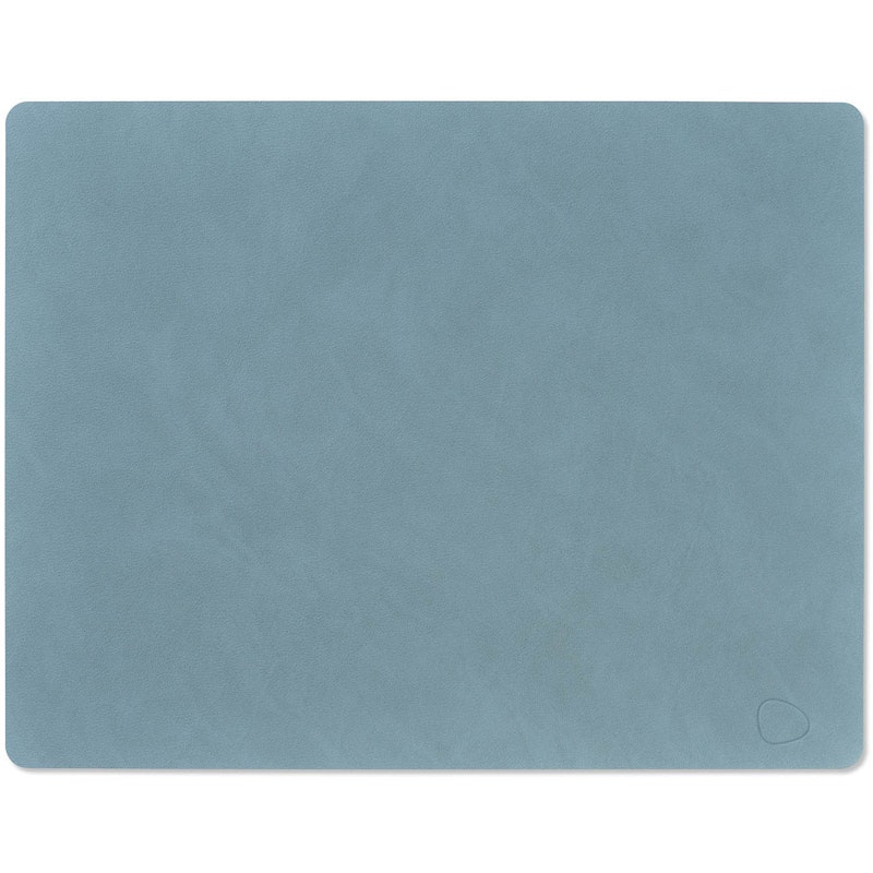 Square L Table Mat Nupo 35x45 cm, Light Blue